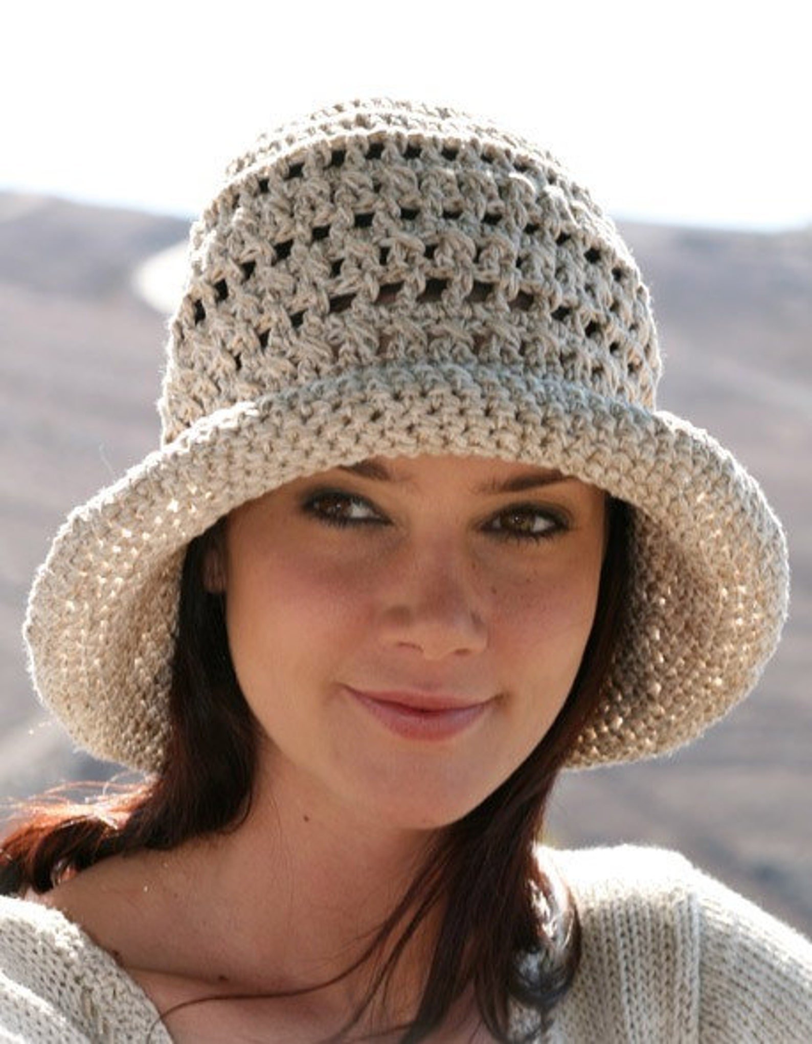Вязаные летние шляпки для женщин