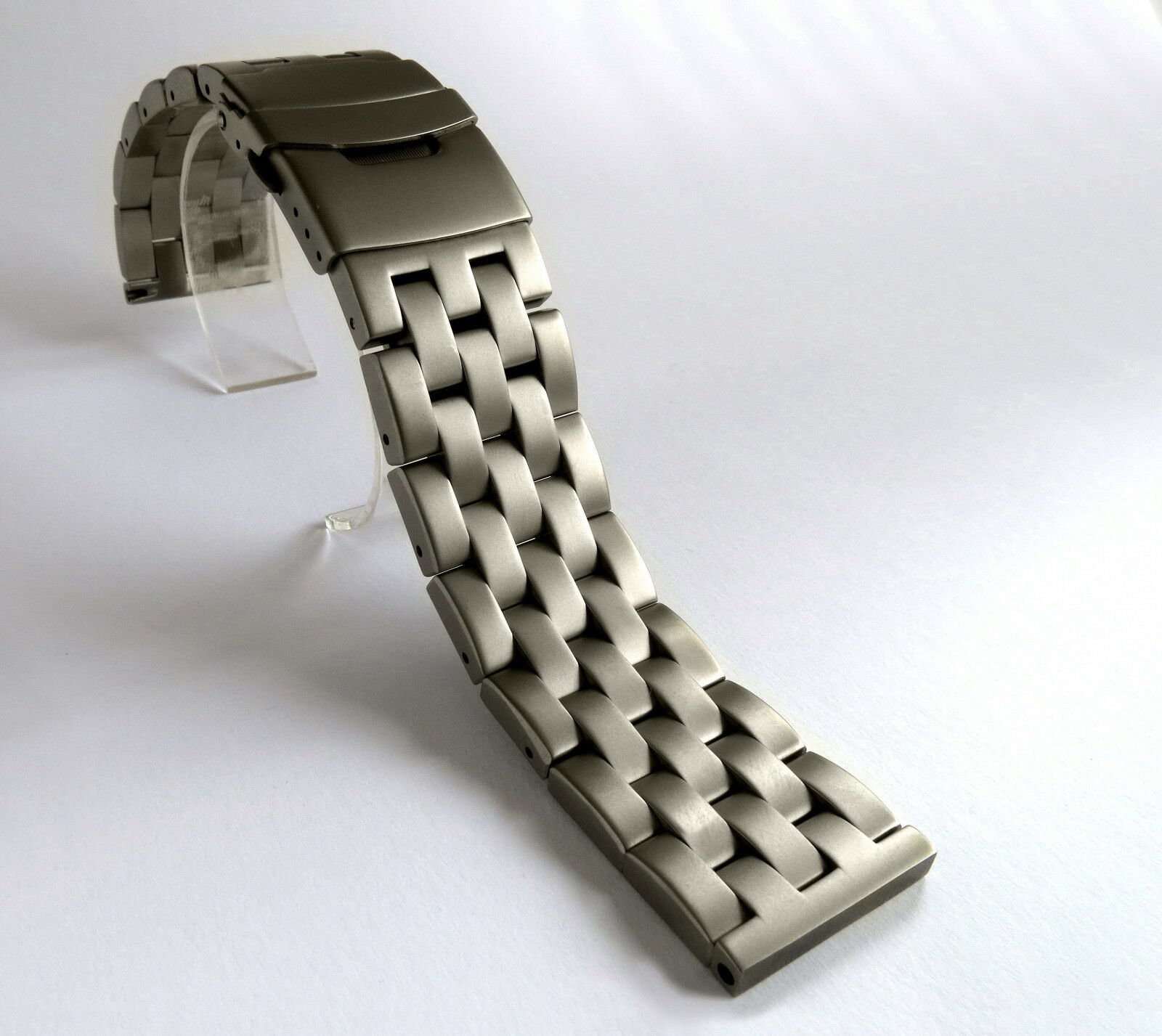 Steel watch band