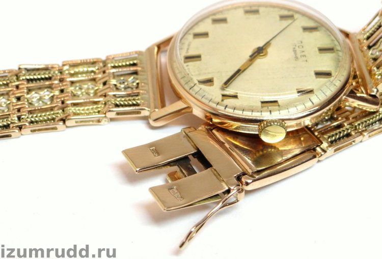 Золотые часы полет с браслетом (45 фото)