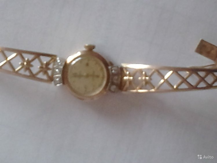 Золотые часы Чайка с бриллиантами (89 фото)