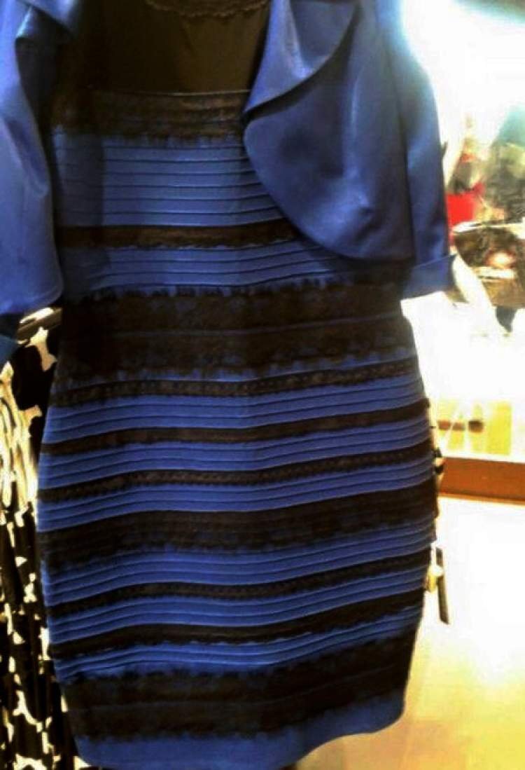 Сине-черное платье