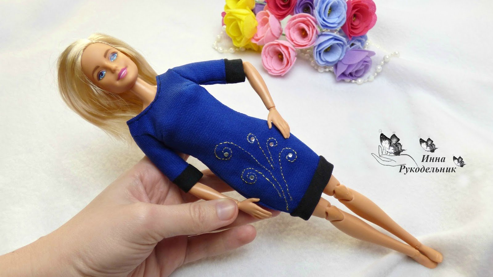 Простое платье для куклы. Одежда для кукол. Одежда для Барби. Сшить одежду для кукол. Платье для Барби.