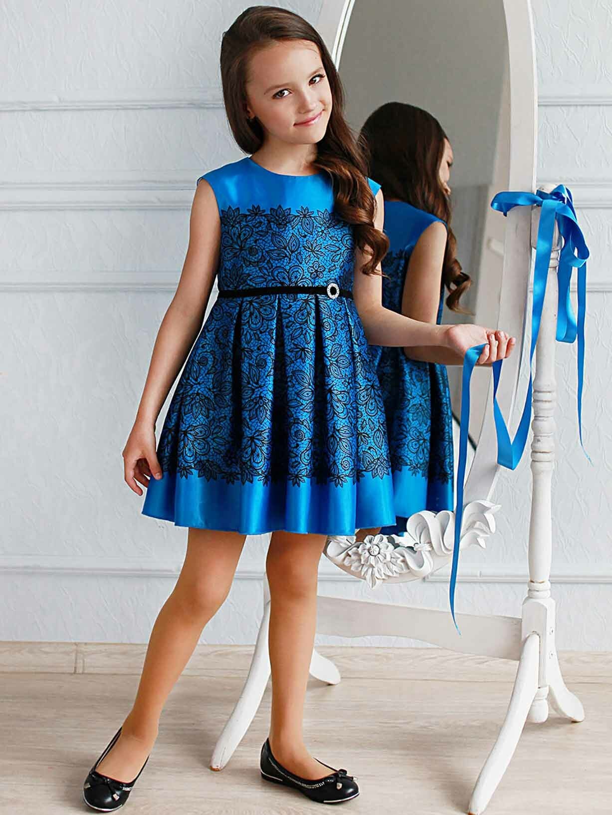 Детские платья есть. Платье Соланж АЛОЛИКА. Платье АЛОЛИКА голубое.