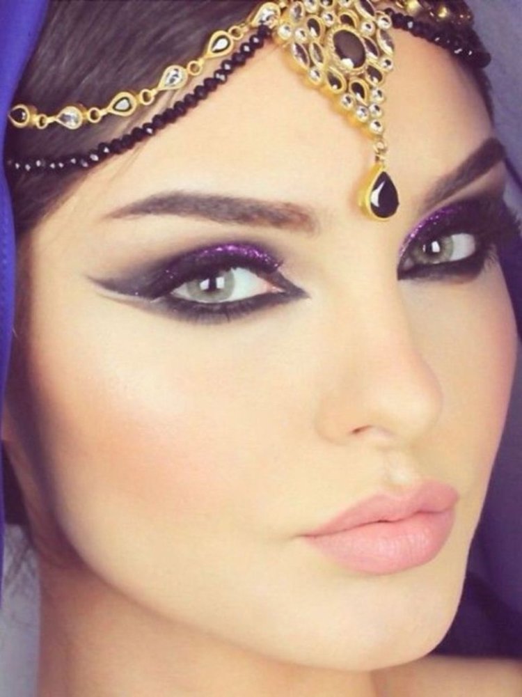 Арабский макияж (81 фото)